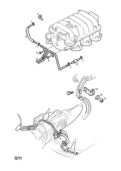 Opel FRONTERA B Fuel Pipes And Fittings Contd Opel EPC Online