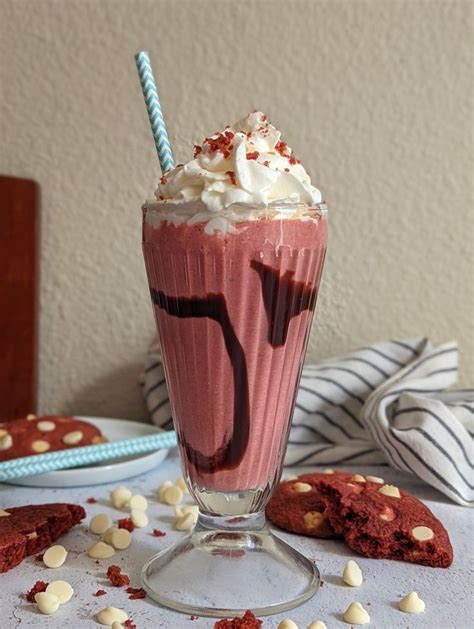 Red Velvet Milkshake BlendofSpicesbySara Recipe Milkshake Cookie