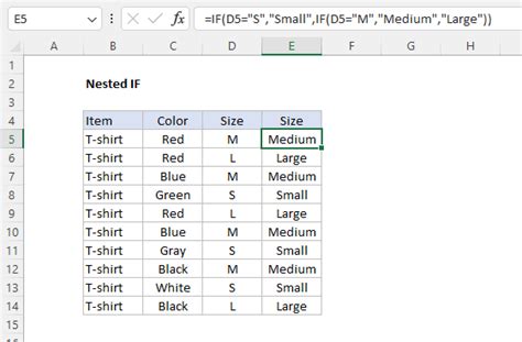 If Else Excel Formula Exceljet