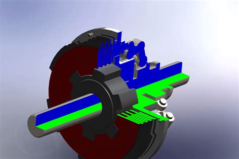 发电机的离合器模型3d图纸 Solidworks设计solidworks 2016模型图纸下载 懒石网