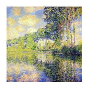 Poplars On The Epte Digital Remastered Edition Painting By Claude Monet