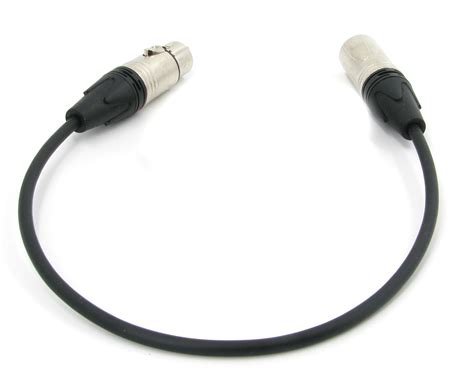 Аудио кабель XLR (M) - XLR (F) диаметр 5мм, симметричный, балансный ...