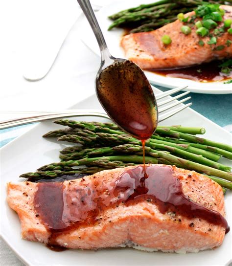 Maple Bourbon Glazed Salmon - Kit's Kitchen