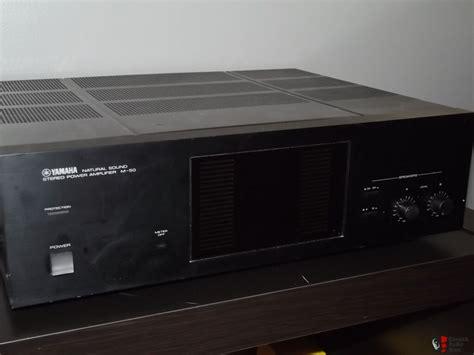 Yamaha M 50 Stereo Power Amp Photo 521295 Us Audio Mart