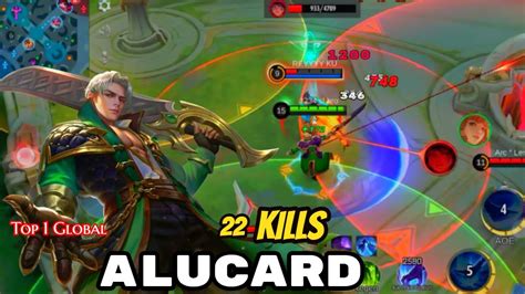 Alucard Top 1 Global 22 Kills Alucard Best Build 2023 Mobile