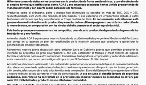 La Libertad Cultivos Agroindustriales Son Afectados Por Altas