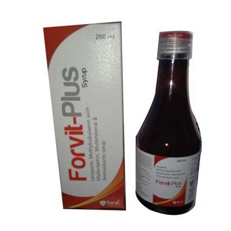 Forvit Plus Syrup, 200 ml at ₹ 190/box in Devendranagar | ID: 2852555134297