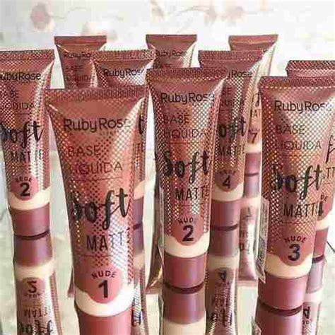 Base Liquida Soft Matte Ruby Rose Bege Base Facial Magazine Luiza