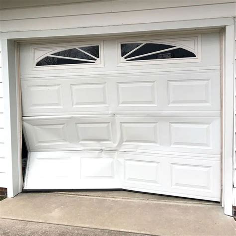 Can A Bent Garage Door Be Fixed A1 Garage Doors