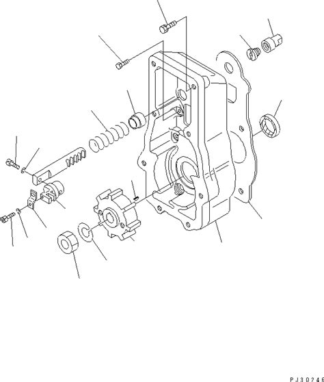 6222 73 1220 Komatsu INJECTION PUMP ASS Y