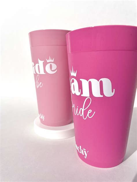 Bachelorette Party Cups 5 Team Bride And 1 Bride To Be Cups Bachelorette Party Decorations