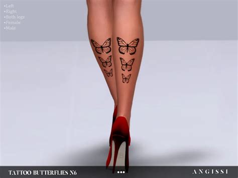 Tattoo Butterflies N Simsmods Net