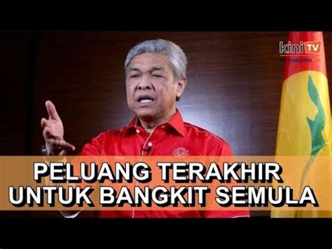 Zahid Mahu Sayap Umno Lebih Ikhlas Bergerak Hadapi PRN Sumber YouTube