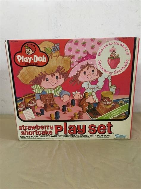 Play Doh Strawberry Shortcake Playset No Kenner Nos Factory