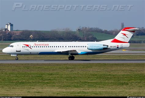 OE LVC Austrian Airlines Fokker 100 F28 Mark 0100 Photo By Wolfgang