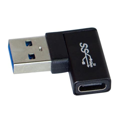 Переходник USB Type A папа на Type-C мама угловой 086969 купить в ...
