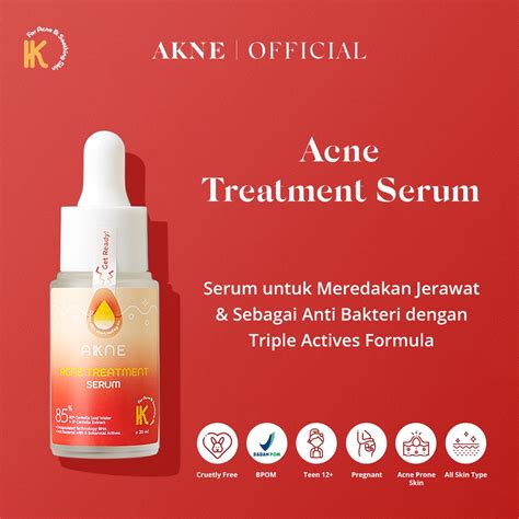 Jual AKNE Acne Treatment Serum 20ml Serum Jerawat Flek Bekas