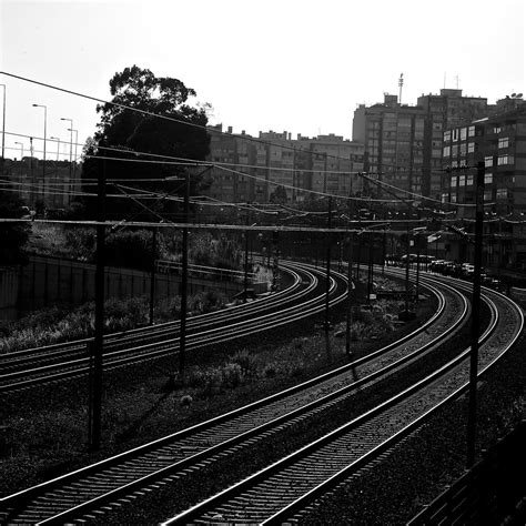 Rail Lines Radial De Benfica Lisbon Portugal Pedro Ribeiro Sim Es