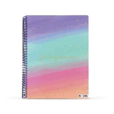 Cuaderno Con Espiral A Tapa Flexible Brush I X Hojas Rayado Mooving