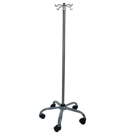 Iv Stand On Casters Erond Hook Stainless Steel