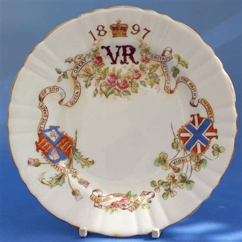 Queen Victoria Diamond Jubilee Plate 1897 Royal Commemorative Antique