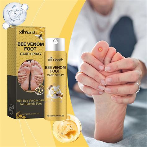 Bee Venom Foot Spray, Diabeticss Foot Healing Spray, Anti-Fungal