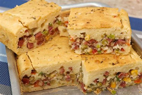 Receita De Torta Salgada Muito Saborosa E Fácil De Fazer Para O Lanche Ou Jantar