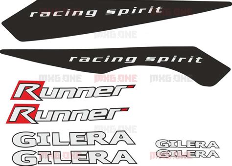 Gilera Stalker Stickers Set Mxg One Best Moto Decals