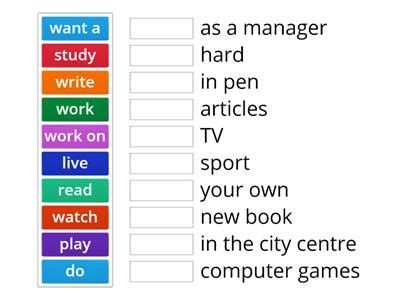 Speakout Starter Unit Collocations