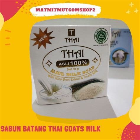 Jual Thai Goats Milk Soap Sabun Thai Goats Milk Ori Sabun Susu