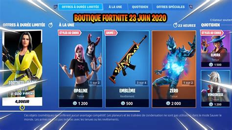 BOUTIQUE FORTNITE 23 JUIN 2020 LE NOUVEAU STARTER PACK FLAVIA EST LA