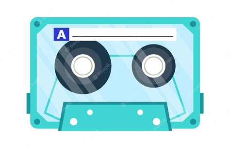 Premium Vector Retro Audio Cassette Vintage Tape Vector Illustration