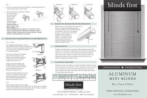 BlindsFirst | How to install aluminum mini blinds