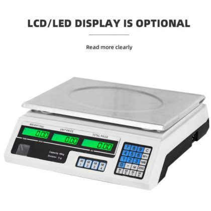 40kg Rechargeable Commercial Electronic Computing Weighing Price