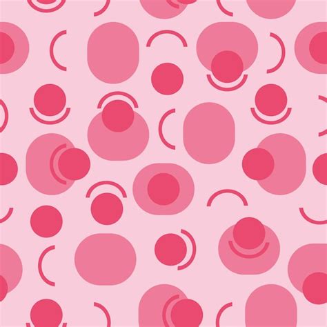 Premium Vector Vector Pink Abstract Seamless Pattern