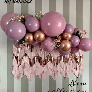 Birthday Balloon Garland Kit Bridal Shower Balloon Garland Bridal ...