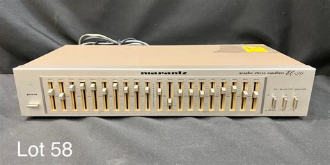 At Auction S Marantz Graphic Stereo Equalizer Eq