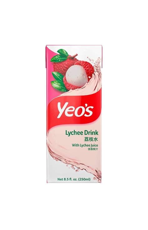 Yeos Lychee Drink 250ml Kiasu Mart