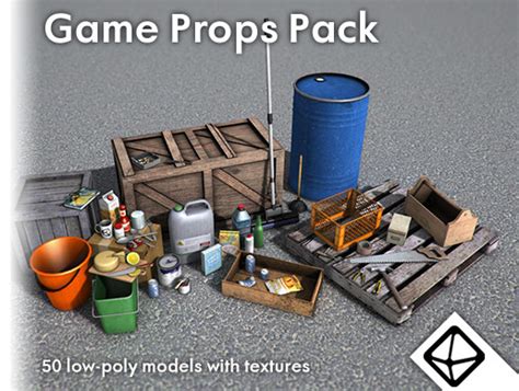 Game Props Pack 3d 소품 Unity Asset Store