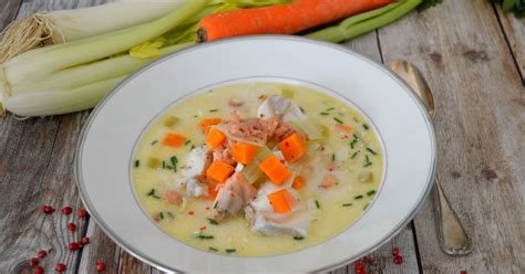 Fiskesuppe une soupe de poisson norvégienne recette Fiskesuppe