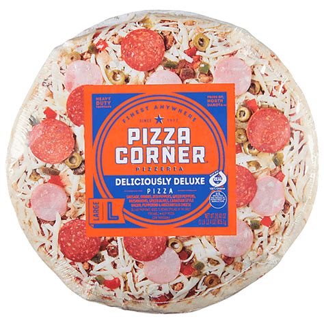 Pizza Corner Pizza Deliciously Deluxe Large 28 4 Oz Combination