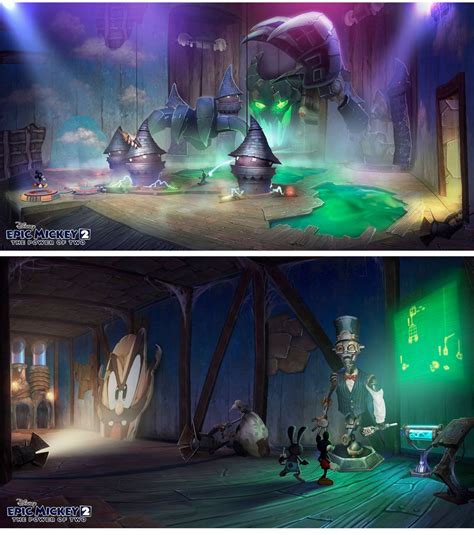 Epic Mickey Concept Art Disney Pixar Disney Pixar