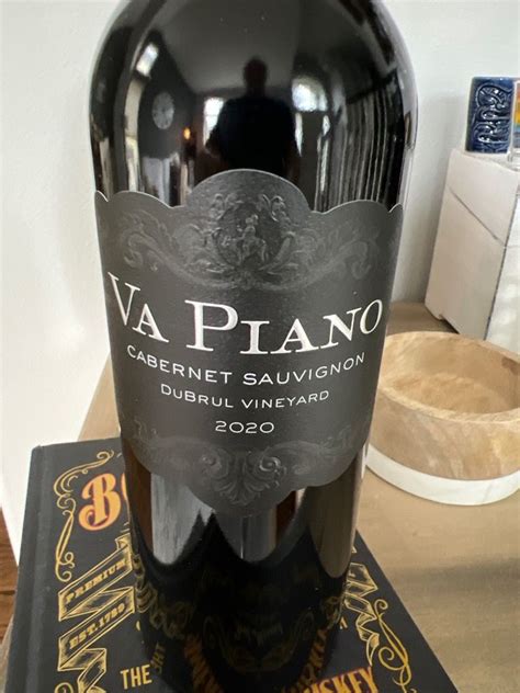 2020 Va Piano Vineyards Black Label Reserve Dubrul Vineyard Usa