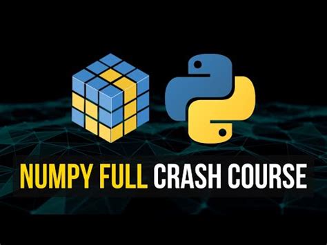 Numpy Full Python Course Data Science Fundamentals Youtube