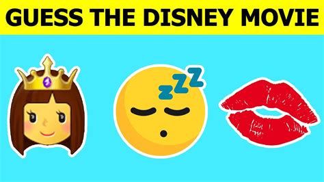 Only 1 Can Guess The Disney Movie In 10 Seconds Disney Emoji Quiz