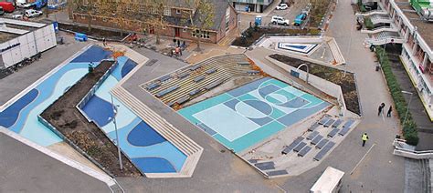 New innovative water square combines leisure and storm water storage in
