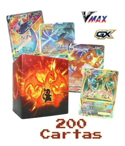 Juego De Cartas Pokemon Vmax Tag Gx Metalizadas Und Caja Cuotas