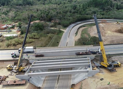 Ccr Viaoeste Lan A Vigas Em Novo Viaduto Na Rodovia Raposo Tavares