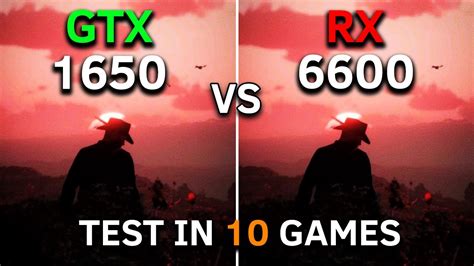 Gtx 1650 Vs Rx 6600 Test In 10 Games At 1080p How Big Is The