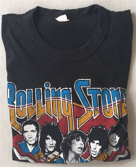 Rolling Stones Tshirt Shirt Tee T Rare Vintage S Tour Of America